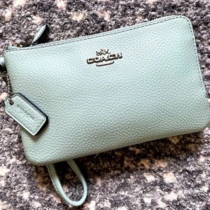 Coach Double Zip Wristlet